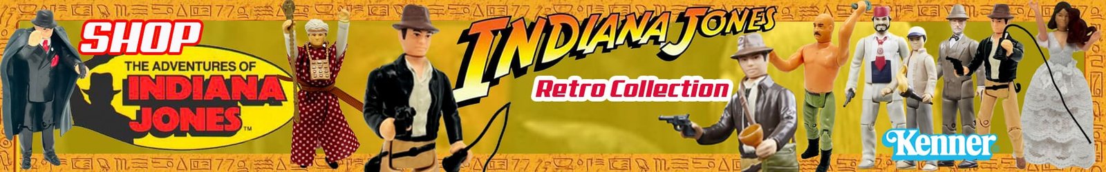 Indiana Jones Retro Collection Shop page