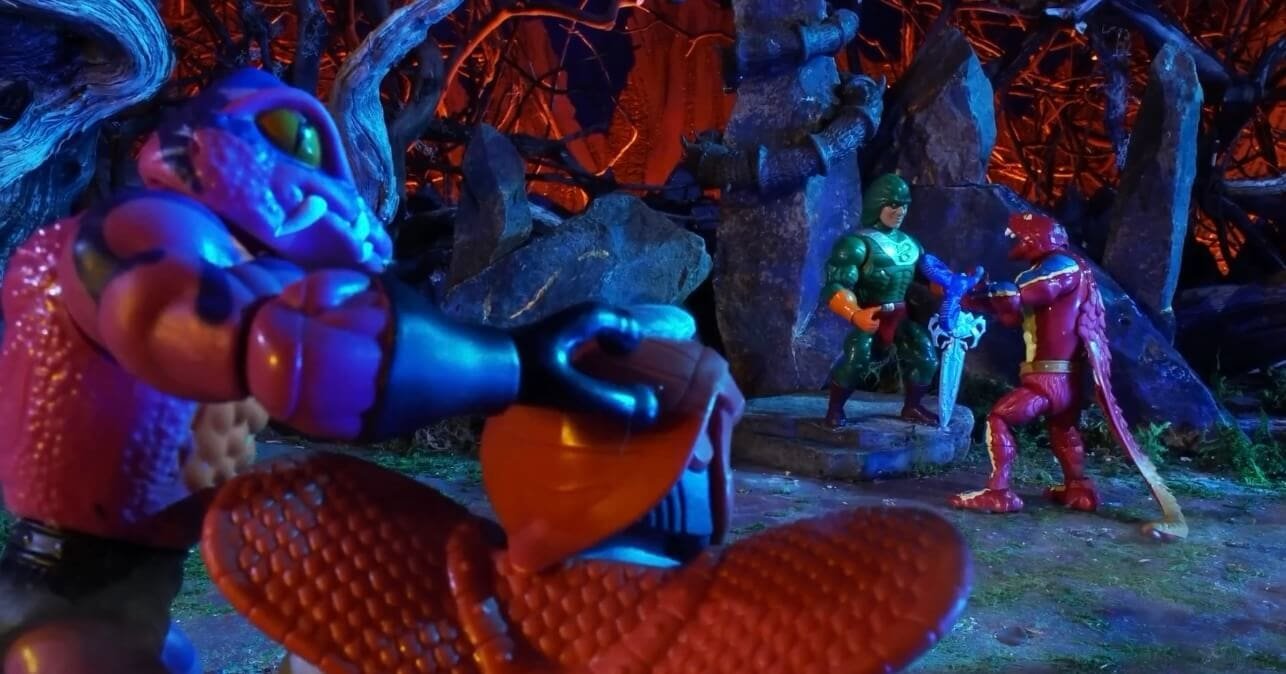 MOTU Origins Snakemen Teaser Snake Mountain video 17