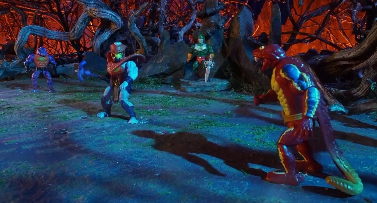 MOTU Origins Snakemen Teaser Snake Mountain video 3