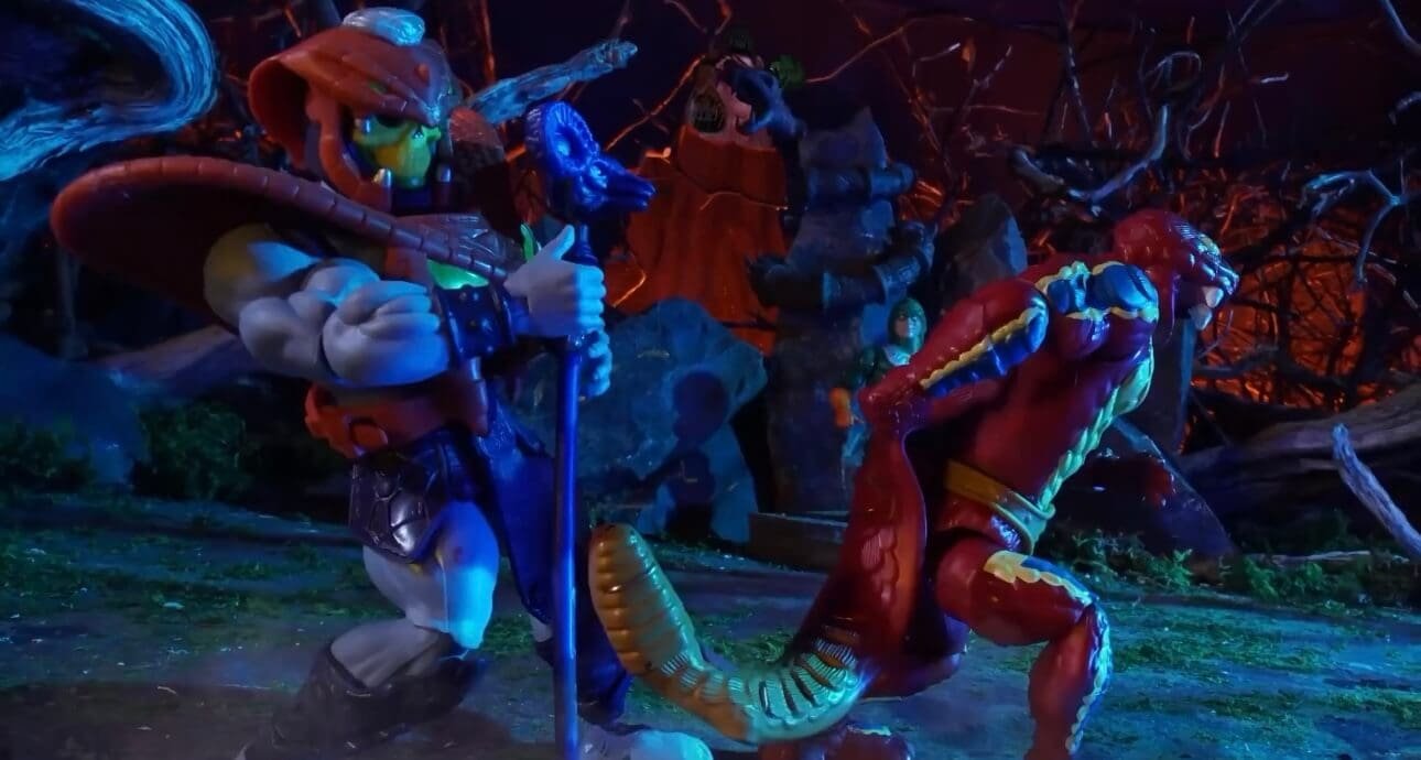 MOTU Origins Snakemen Teaser Snake Mountain video 6