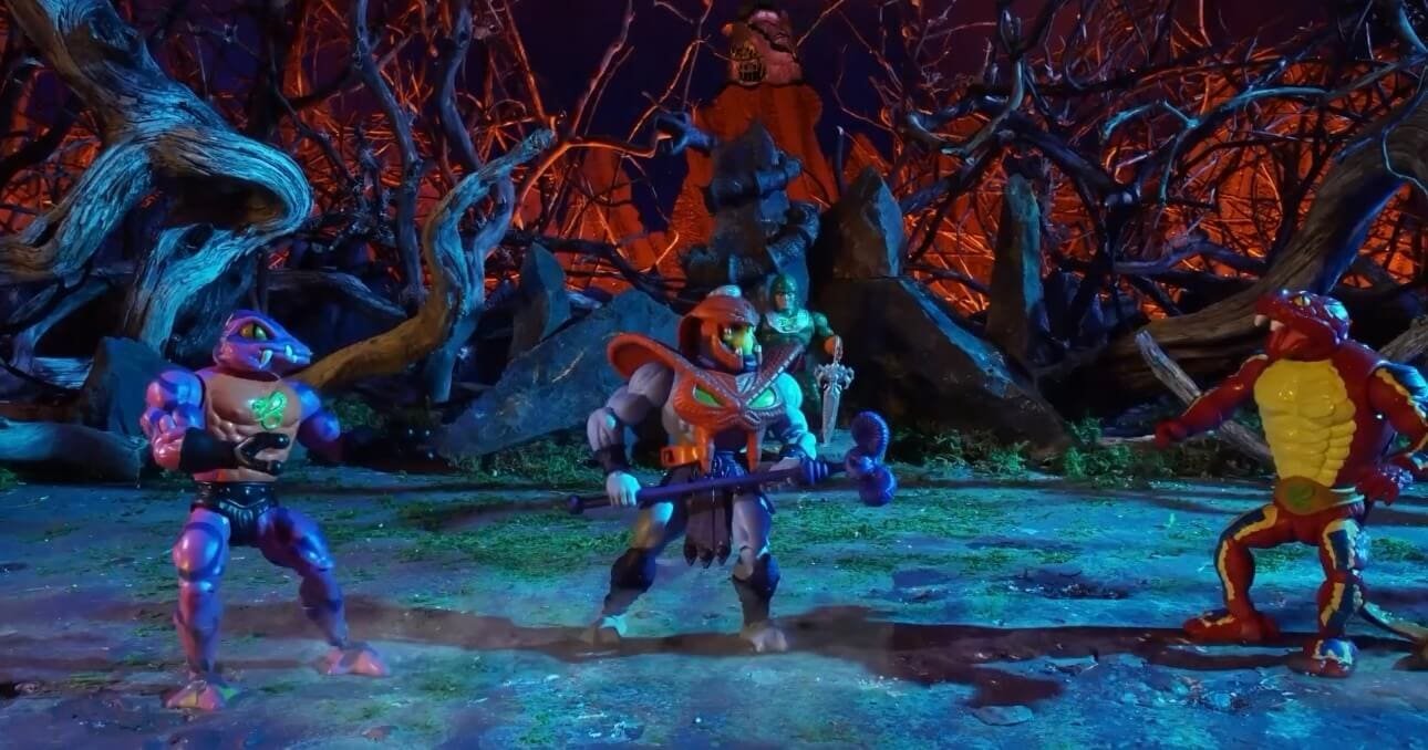 MOTU Origins Snakemen Teaser Snake Mountain video 8