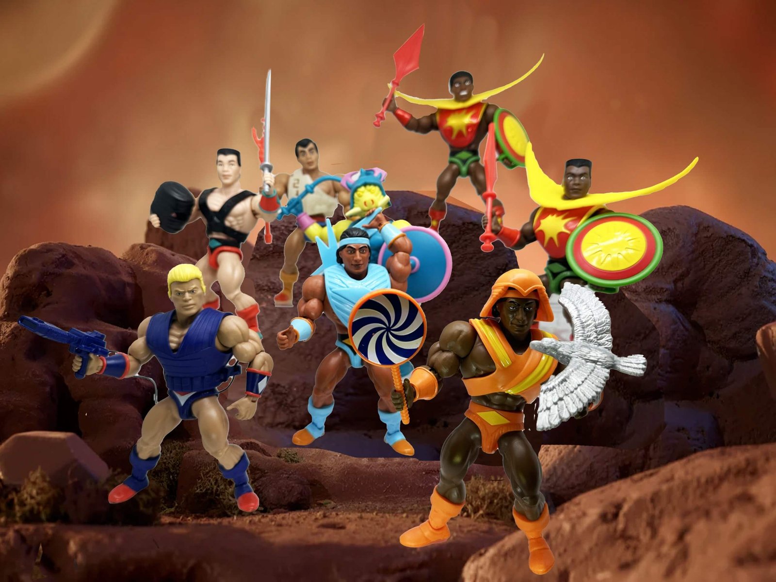 Masters of the Universe MOTU Origins Rulers of the Sun sunset