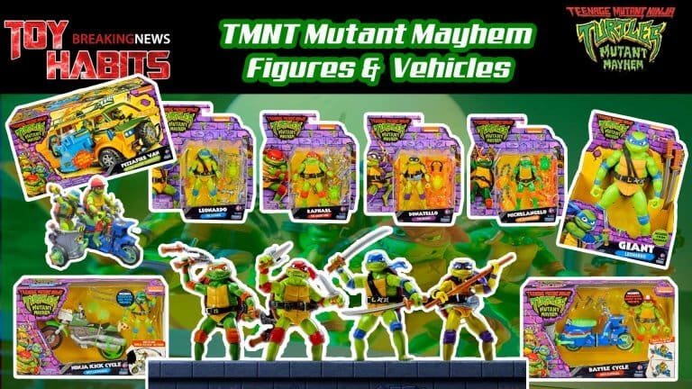 TMNT Mutant Mayhem Playmates Figures & Vehicles Package reveals