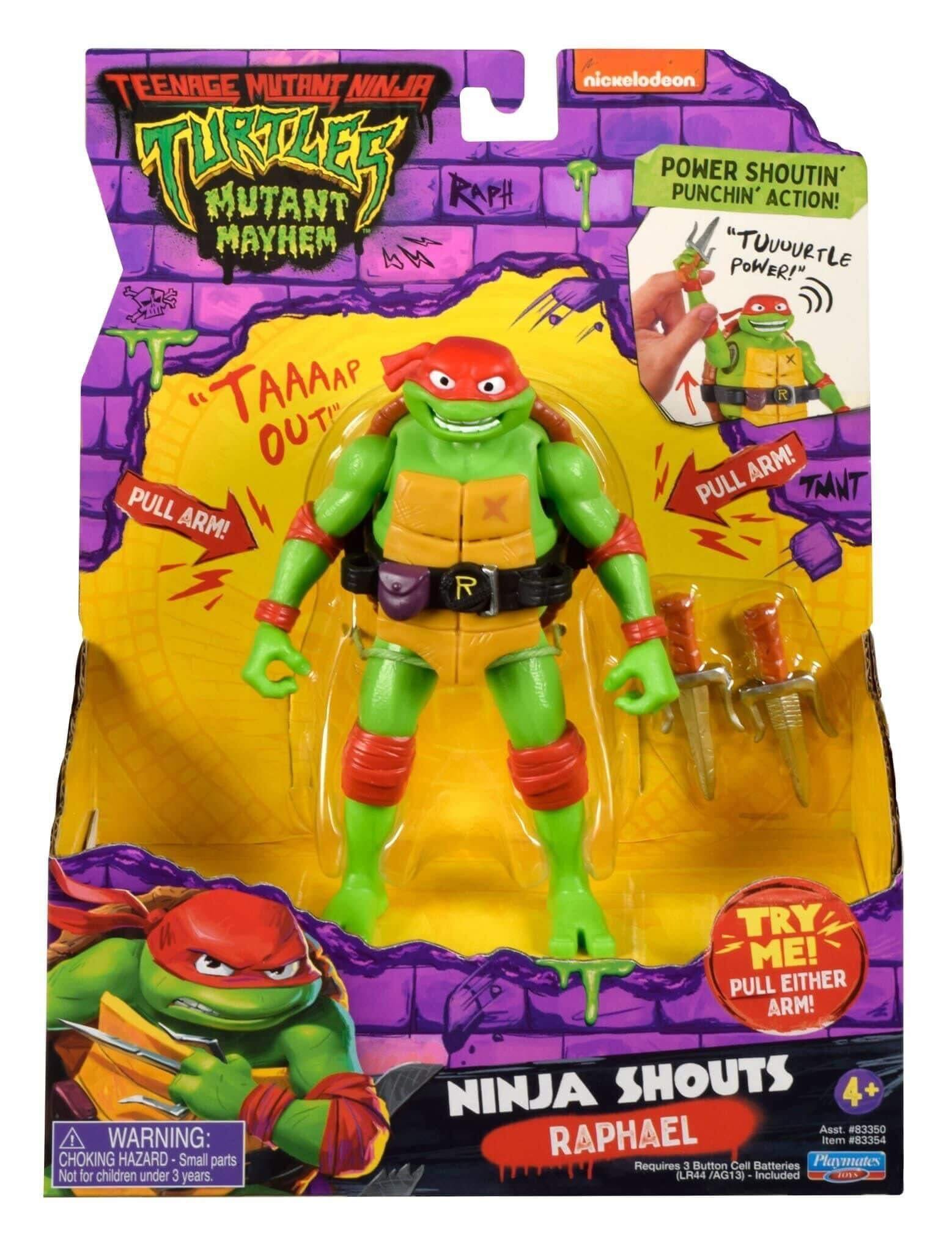 Teenage Mutant Ninja Turtle Turtle Meyhem Ninja Shouts Ralphel package