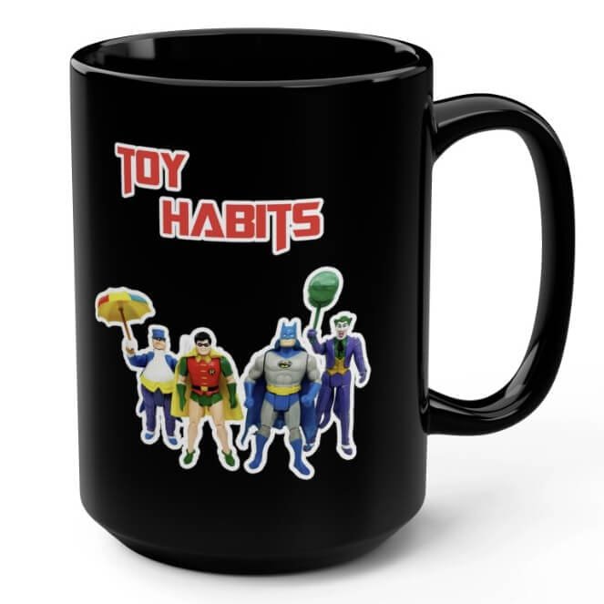 Toy Habits Batman Robin Joker Penguin Mug