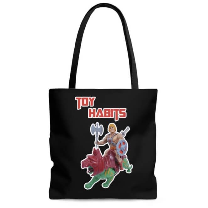 Toy Habits He Man Battlecat Tote Bag