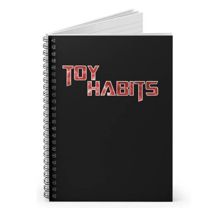 Toy Habits Lightening Logo Notebook