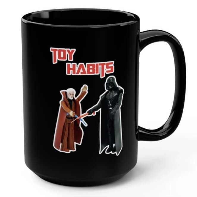 Toy Habits Obi Wan Darth Vader Mug