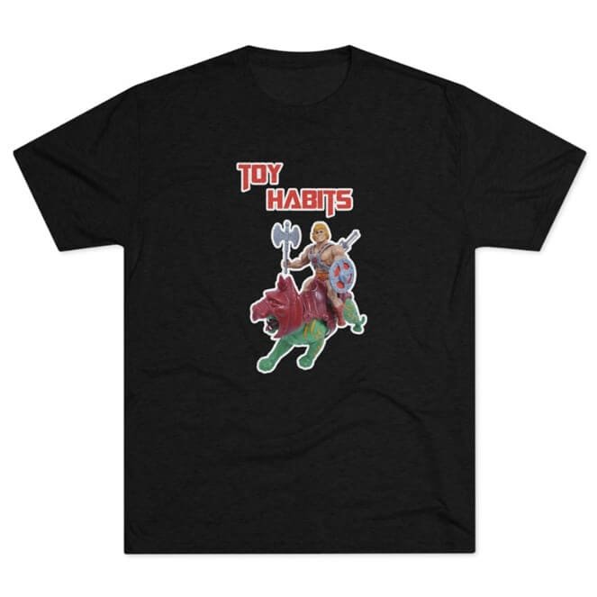 Toy Habits Unisex He-Man & Battle Cat Shirt