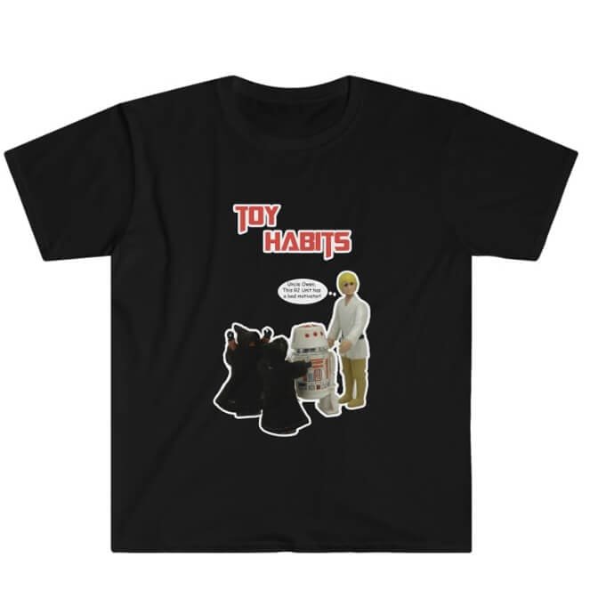 Toy Habits Unisex Star Wars R5D4 Shirt