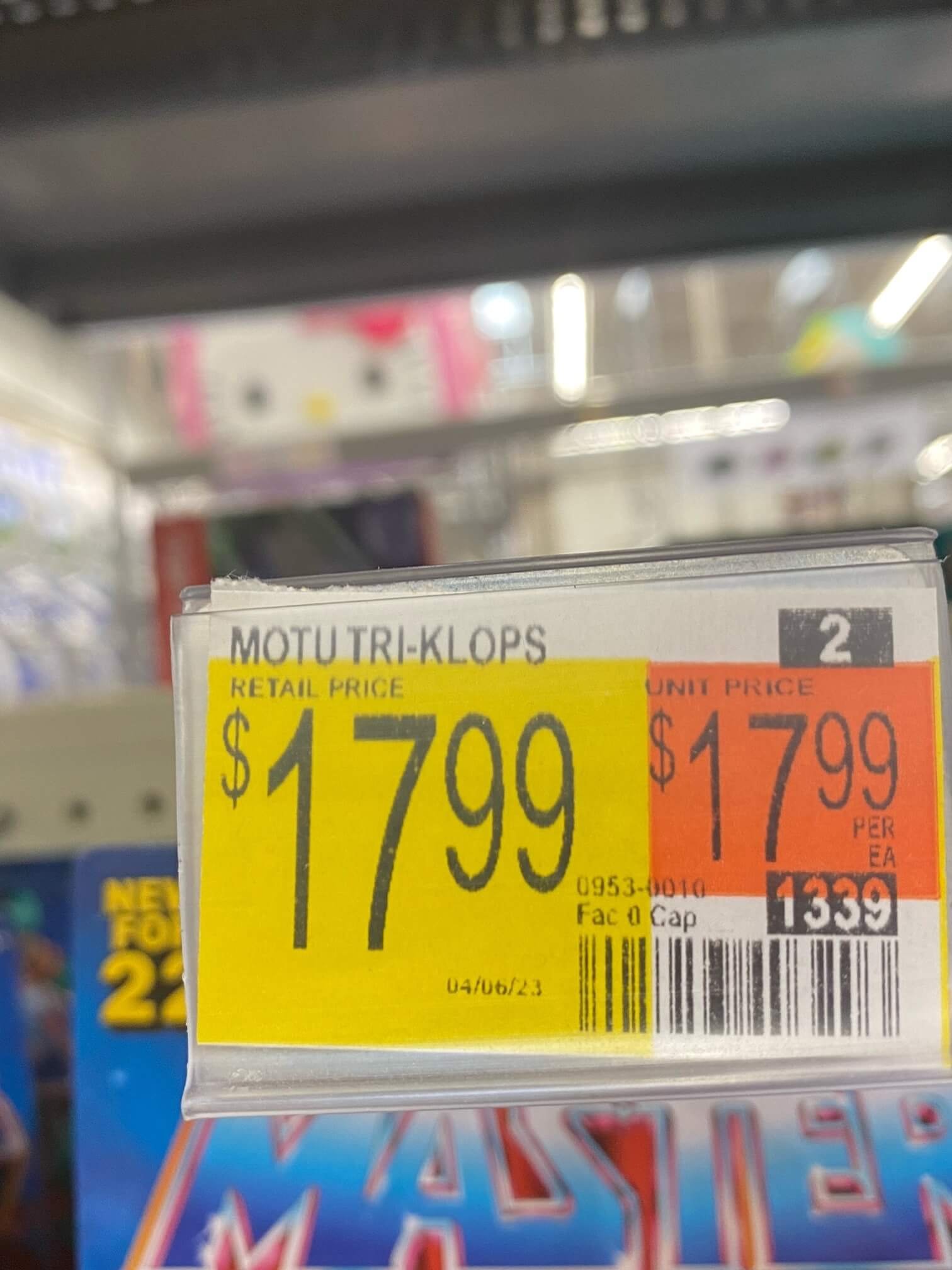Tri-Klops MOTU Origins price tag