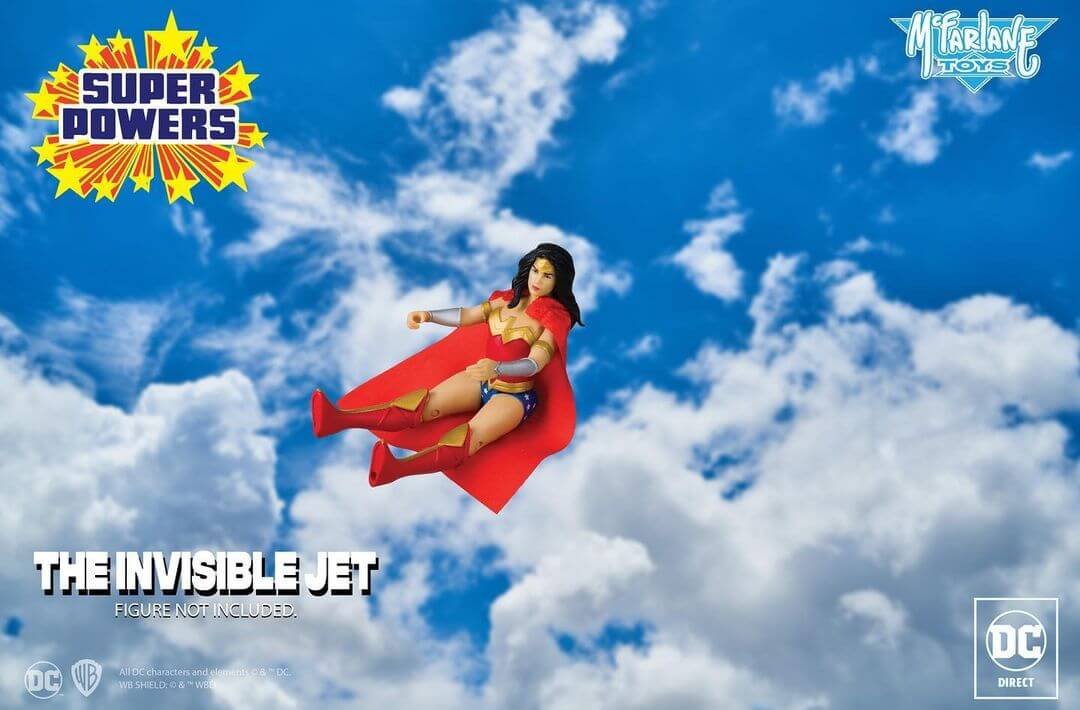 Wonder Woman's Invisible Jet McFarlane Super Powers 1