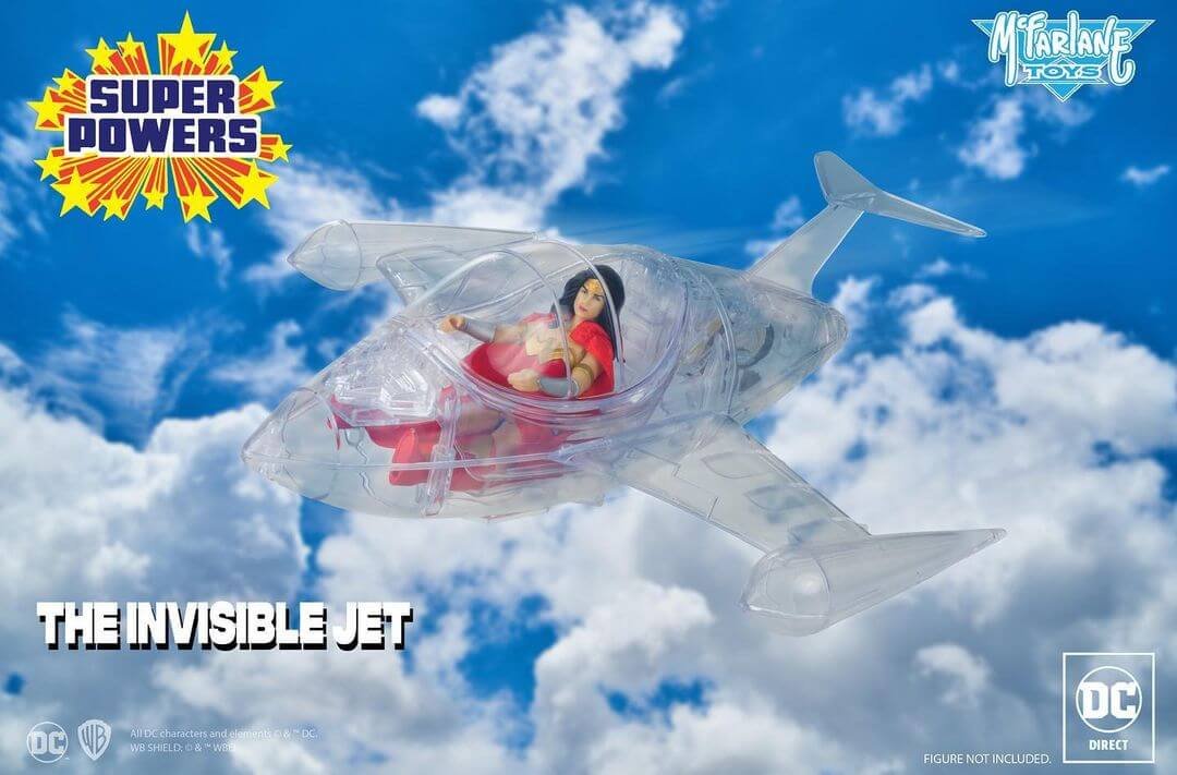 Wonder Woman's Invisible Jet McFarlane Super Powers 2