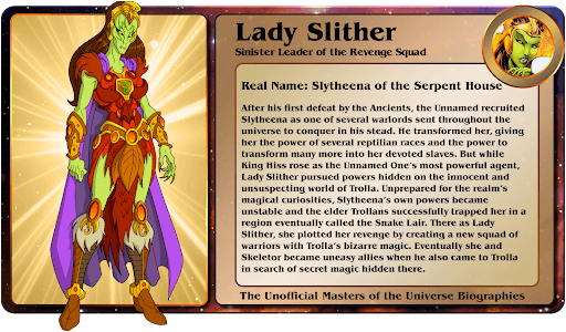 Lady Slither history