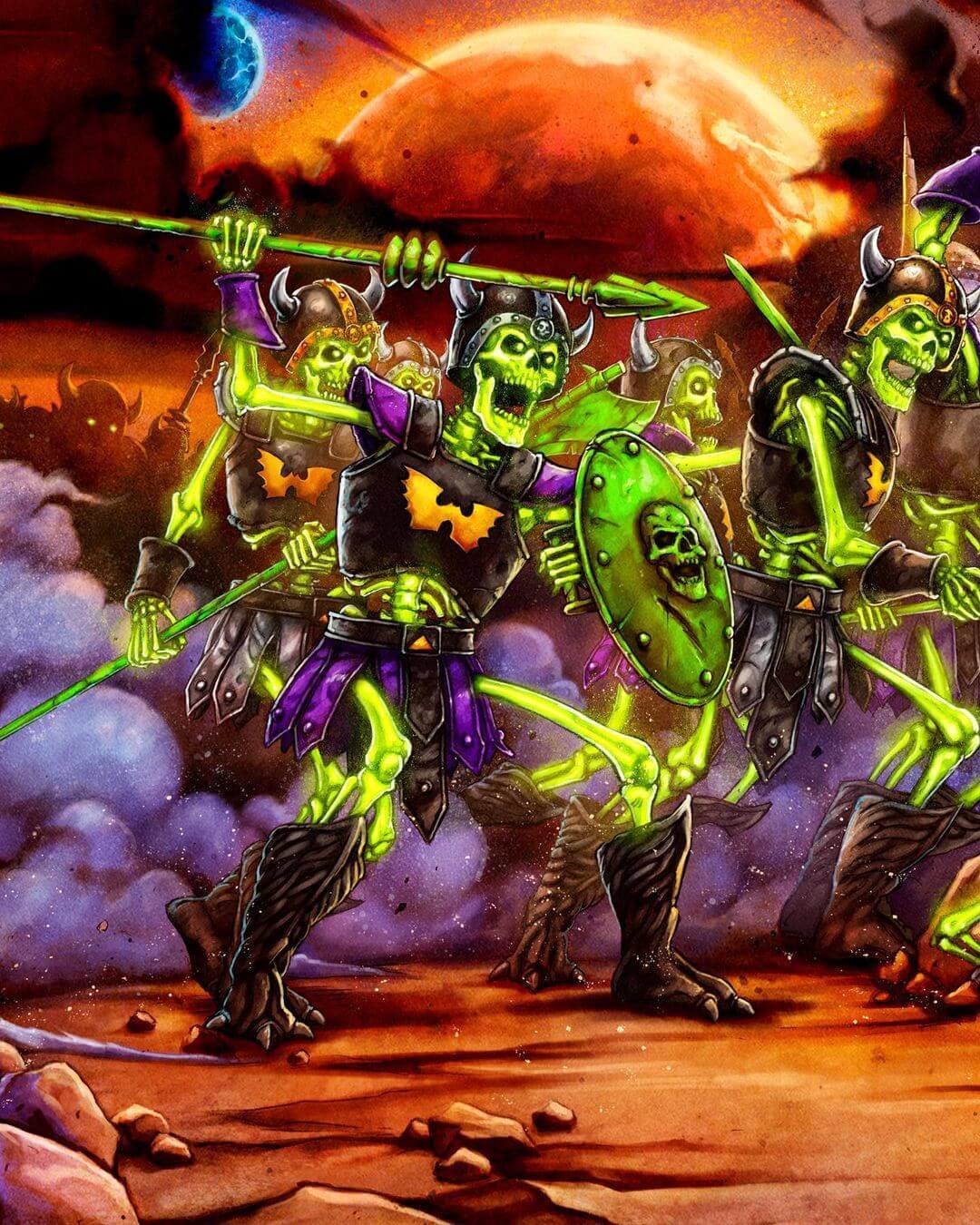 MOTU Origins Skeleton Warriors 2 pack front art 1