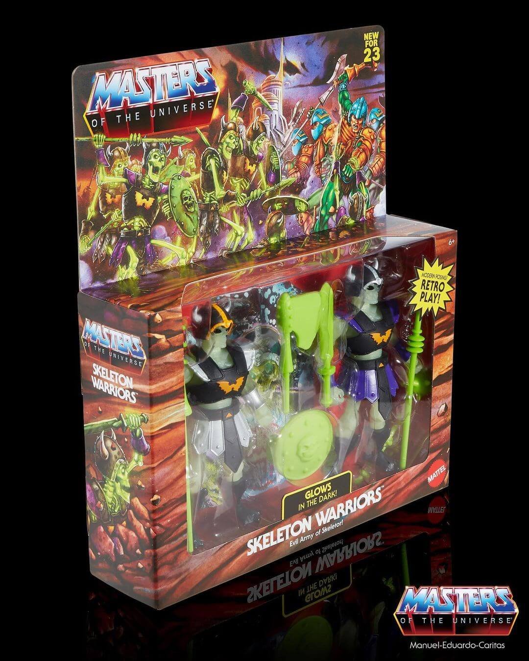 MOTU Origins Skeleton Warriors 2 pack package front angle