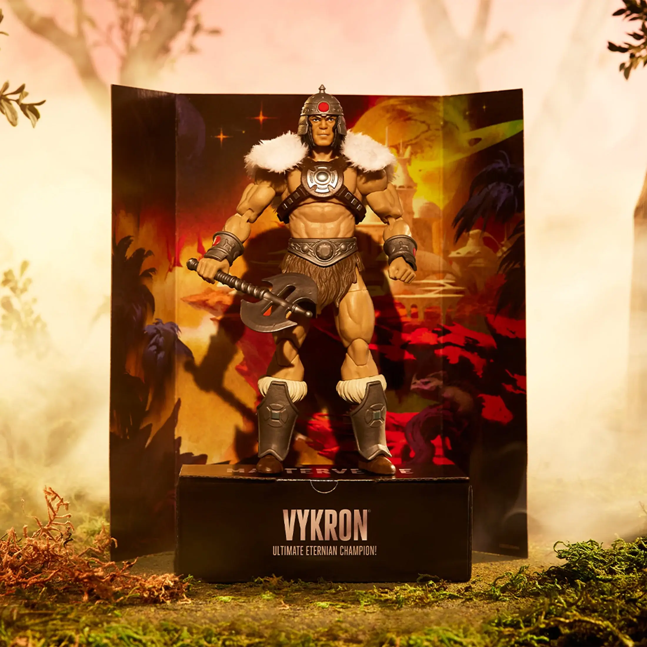 Masters of the Universe Masterverse Vykron Figure Barbarian 5