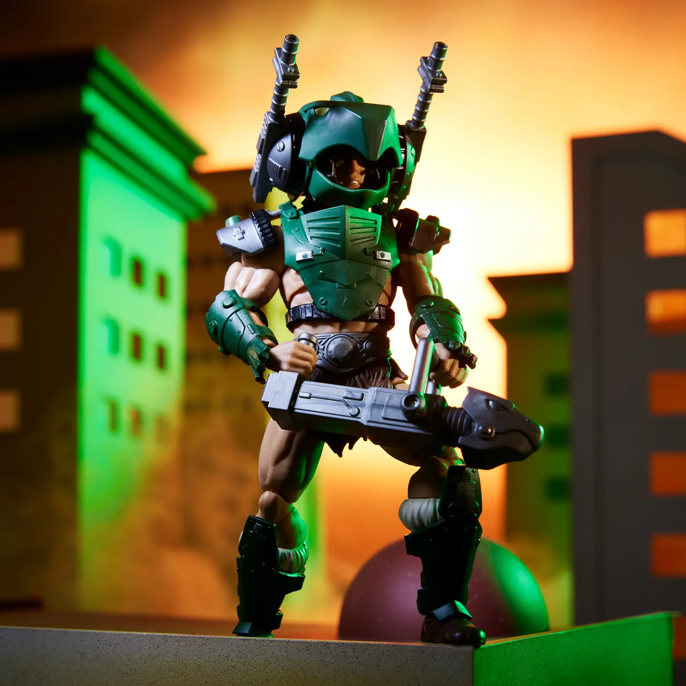 Masters of the Universe Masterverse Vykron Figure Military 1