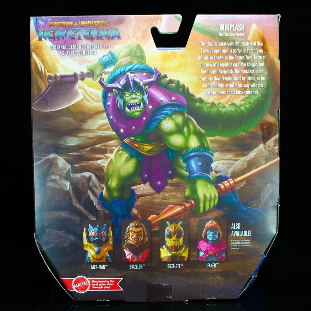 Masterverse Whiplash in Hand Package rear