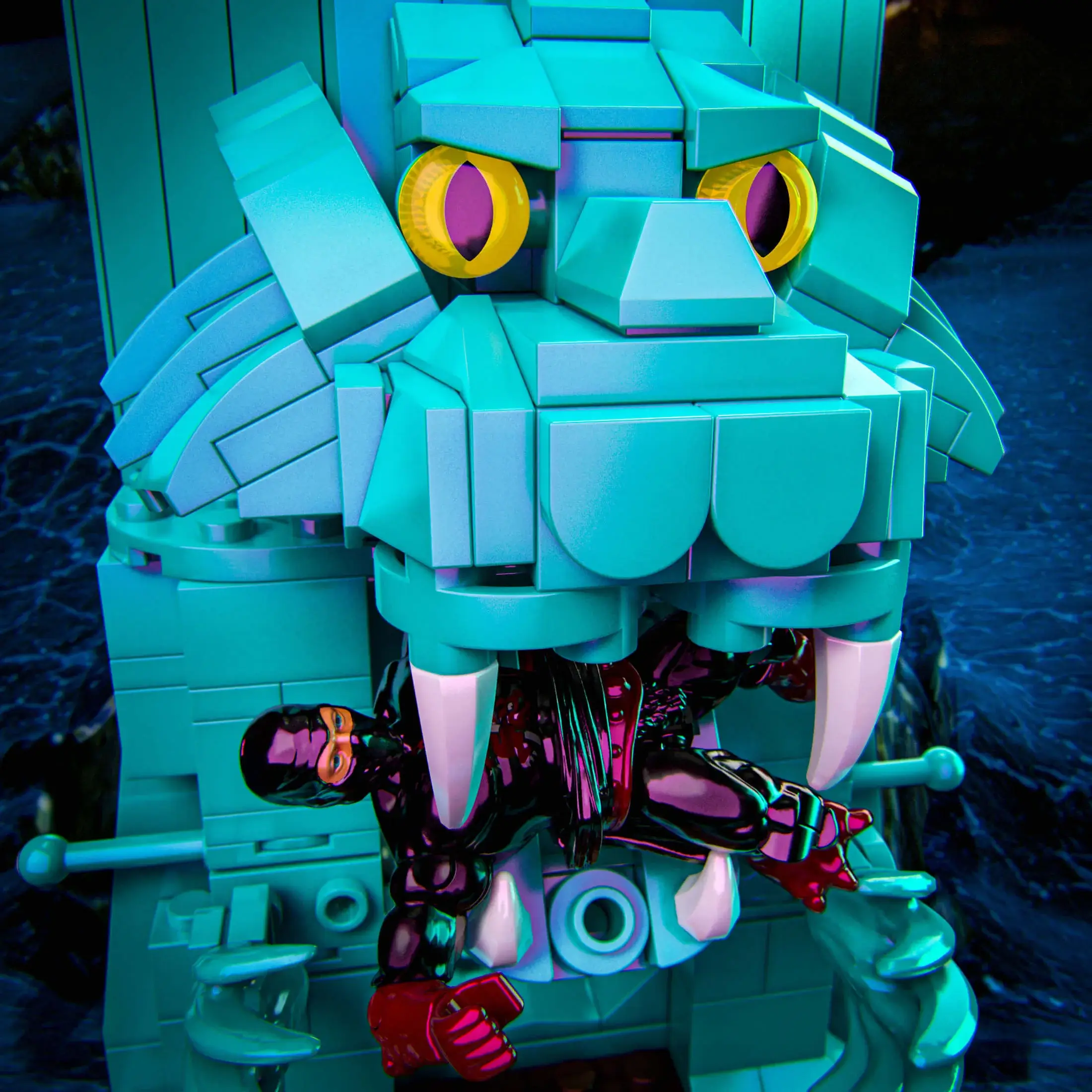 Mattel Creations Mega Eternia Battleground Building Set 4