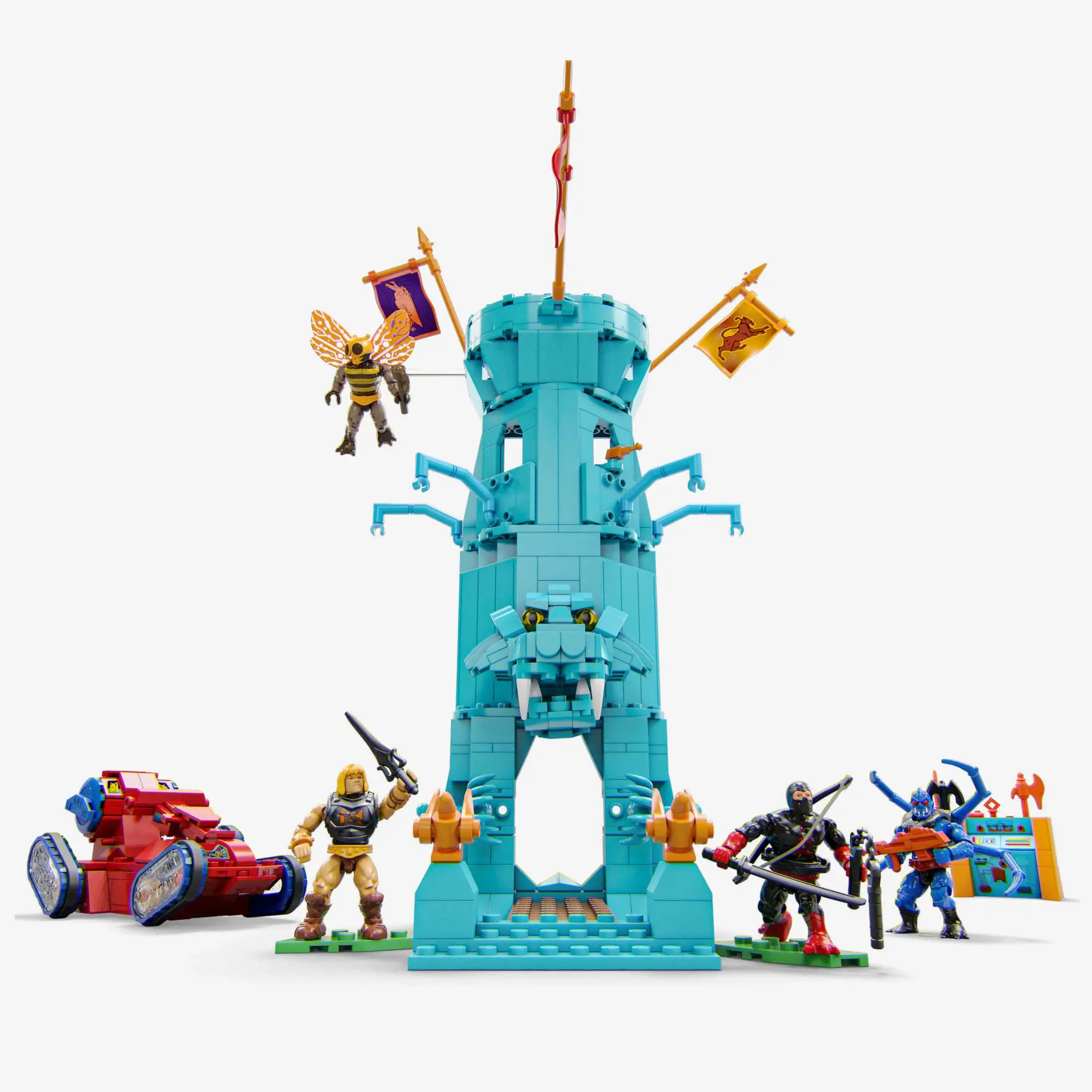 Mattel Creations Mega Eternia Battleground Building Set 8