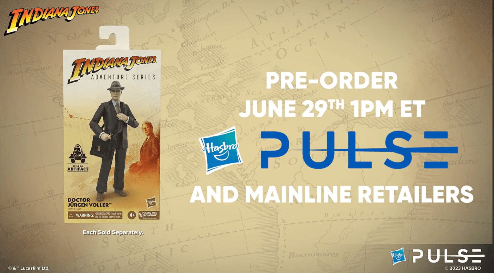 Indiana Jones Adventure Series Dial of Destiny Doctor Jurgen Voller where to buy