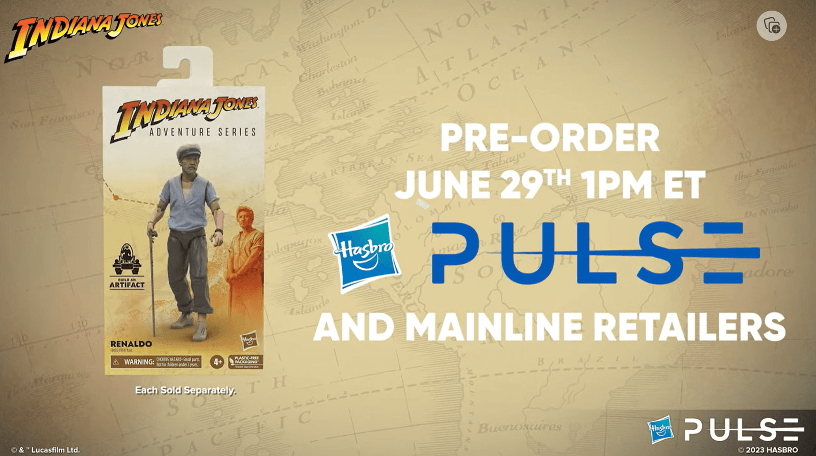 Indiana Jones Adventure Series Dial of Destiny Renaldo Where to buy