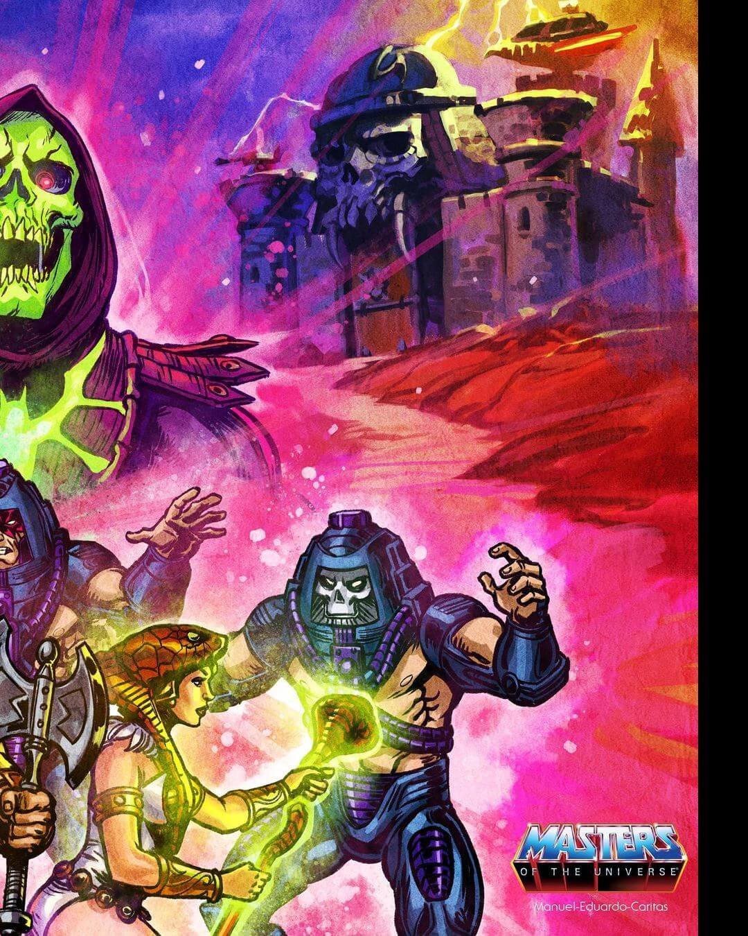 MOTU Origins Mini Comic Man E Faces Cardback art 2