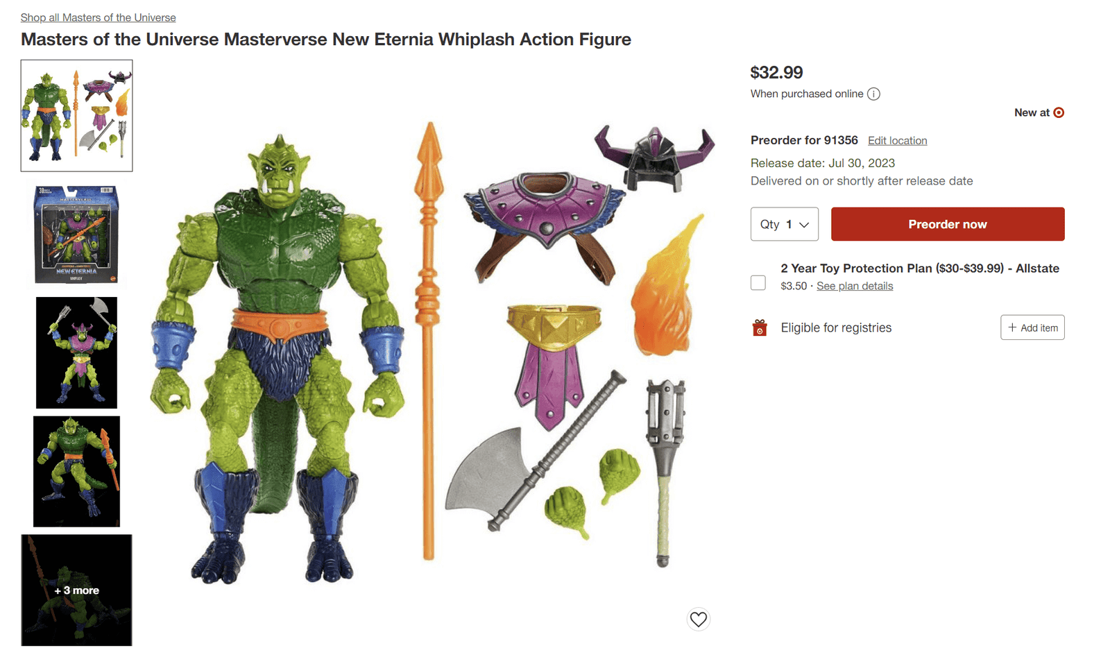 Masterverse New Eternia Whiplash target link