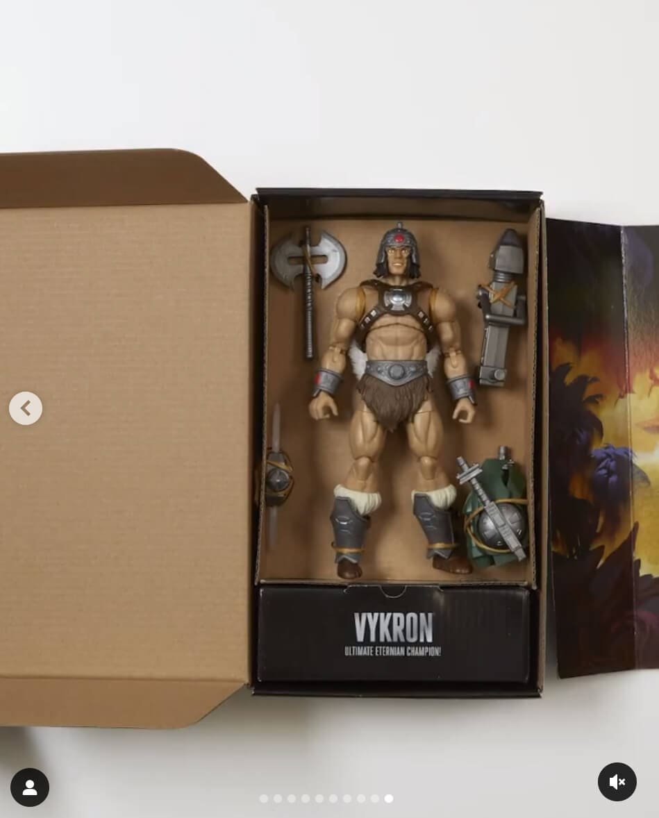 Mattel Creations Masterverse Vykron package reveal 1