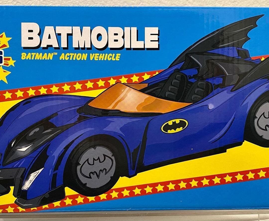 McFarlane Super Powers Batmobile in hand box