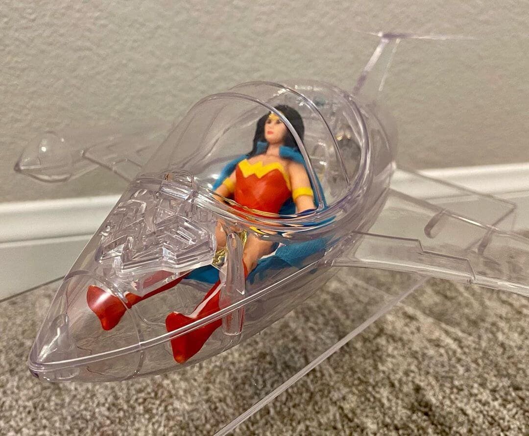 McFarlane Super Powers Invisble Jet in hand 2