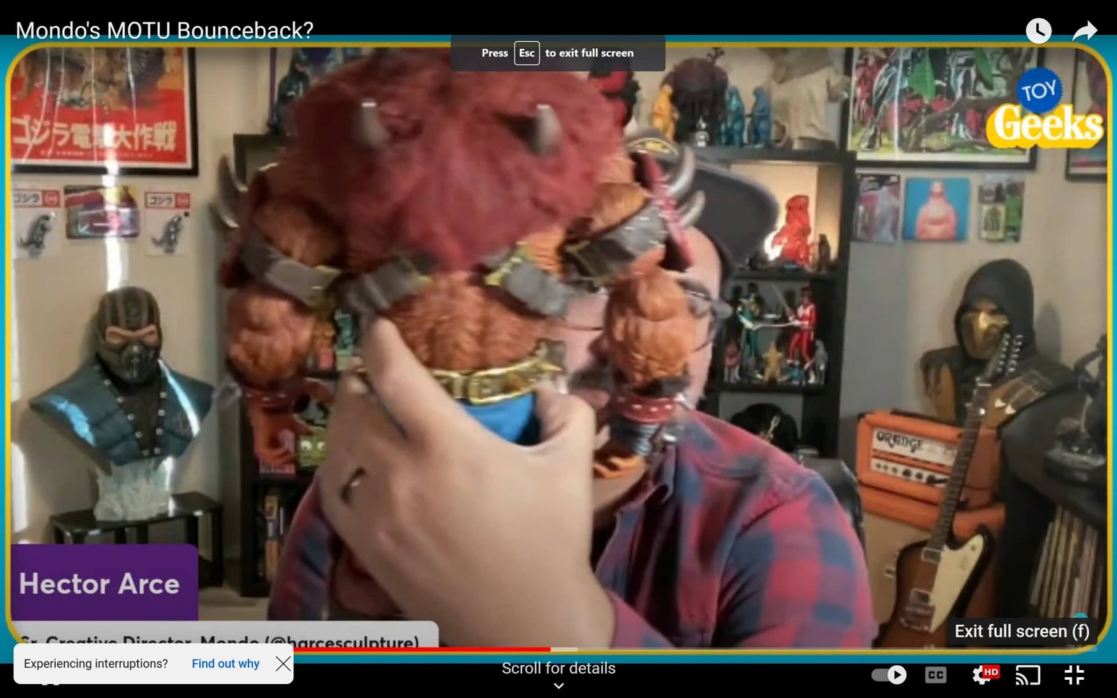 Mondo Beast Man in hand 3