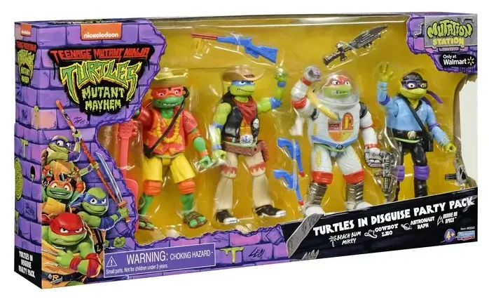 TMNT Mutant Mayhem Turtles in Disguise Party Pack Official image 5