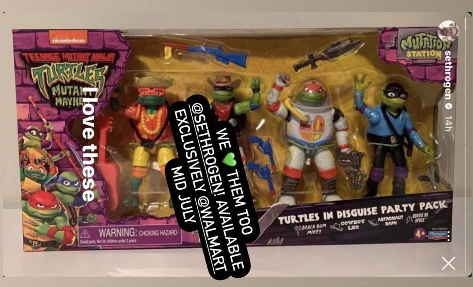 TMNT-Mutant-Mayhem-Turtles-in-Disguise-Party-Pack seth rogan post update