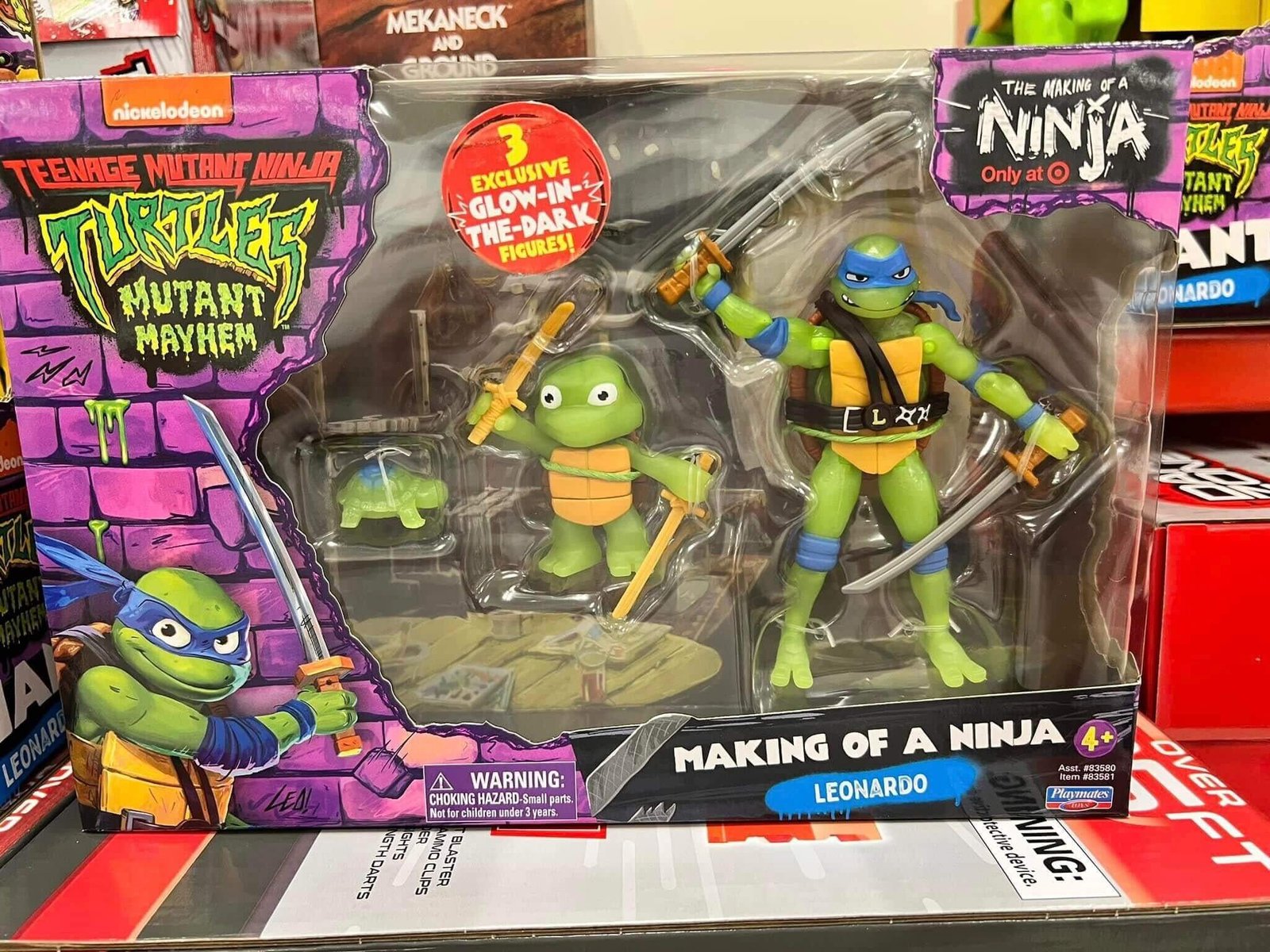 Teenage Mutant Ninja Turtle Turtle Meyhem making if a ninja Leo