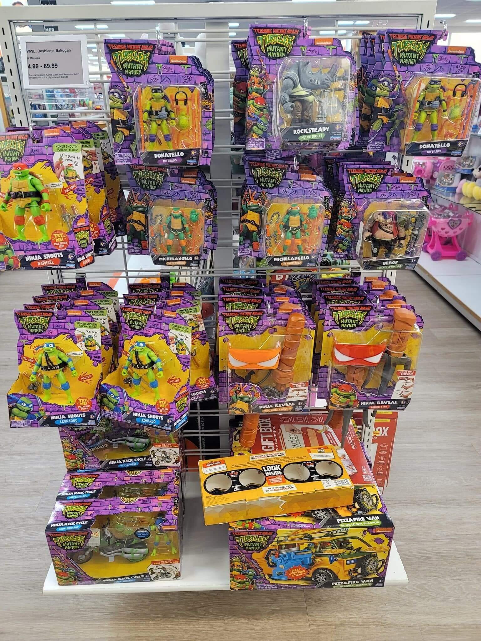 Teenage Mutant Ninja Turtle Turtle Meyhem on shelves