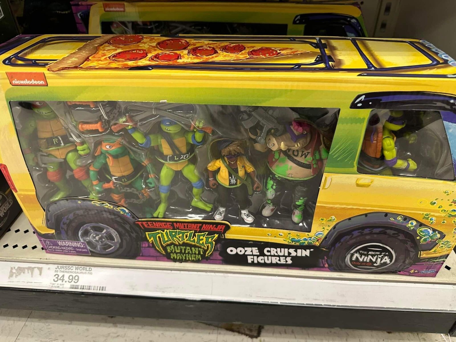 Teenage Mutant Ninja Turtle Turtle Meyhem ooze cruzin figures 2