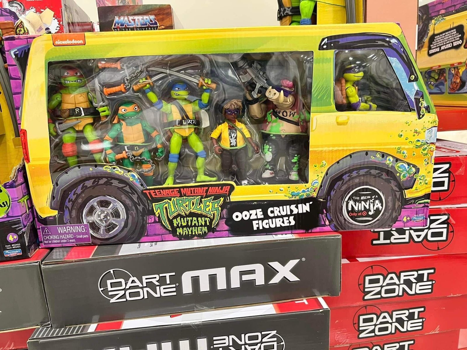 Teenage Mutant Ninja Turtle Turtle Meyhem ooze cruzin figures