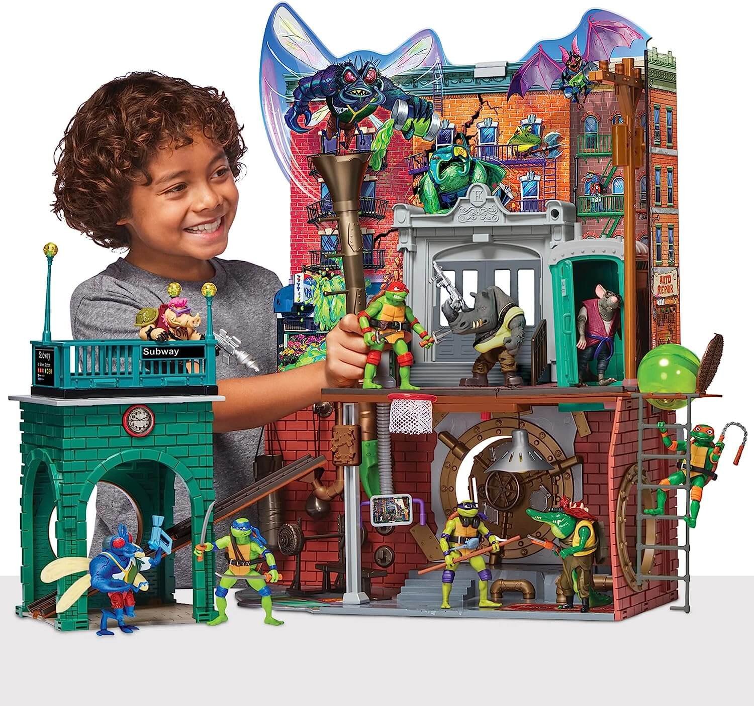 Teenage Mutant Ninja Turtles Mutant Mayhem Sewer Lair Playset 2