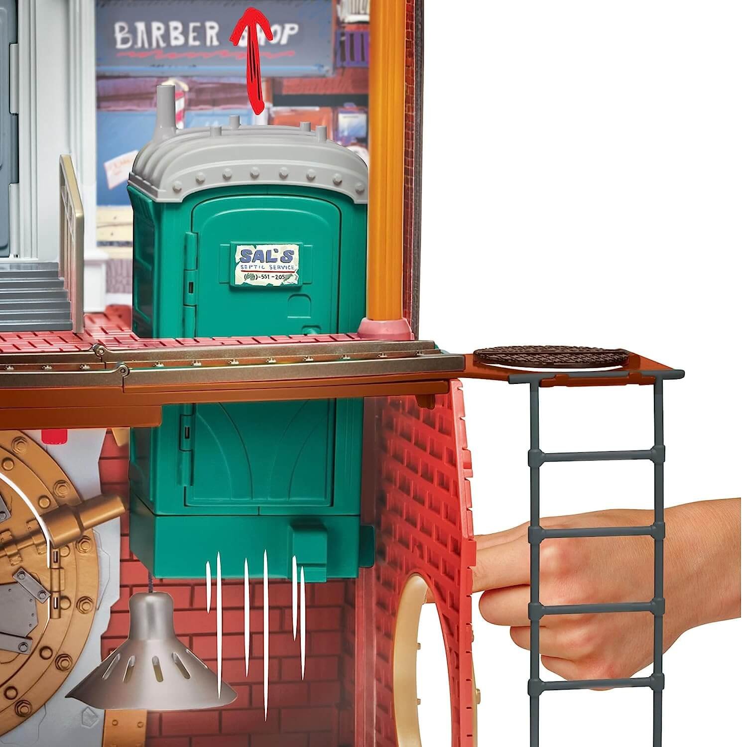 Teenage Mutant Ninja Turtles Mutant Mayhem Sewer Lair Playset 4