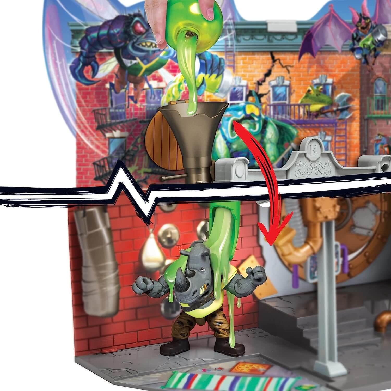 Teenage Mutant Ninja Turtles Mutant Mayhem Sewer Lair Playset 5