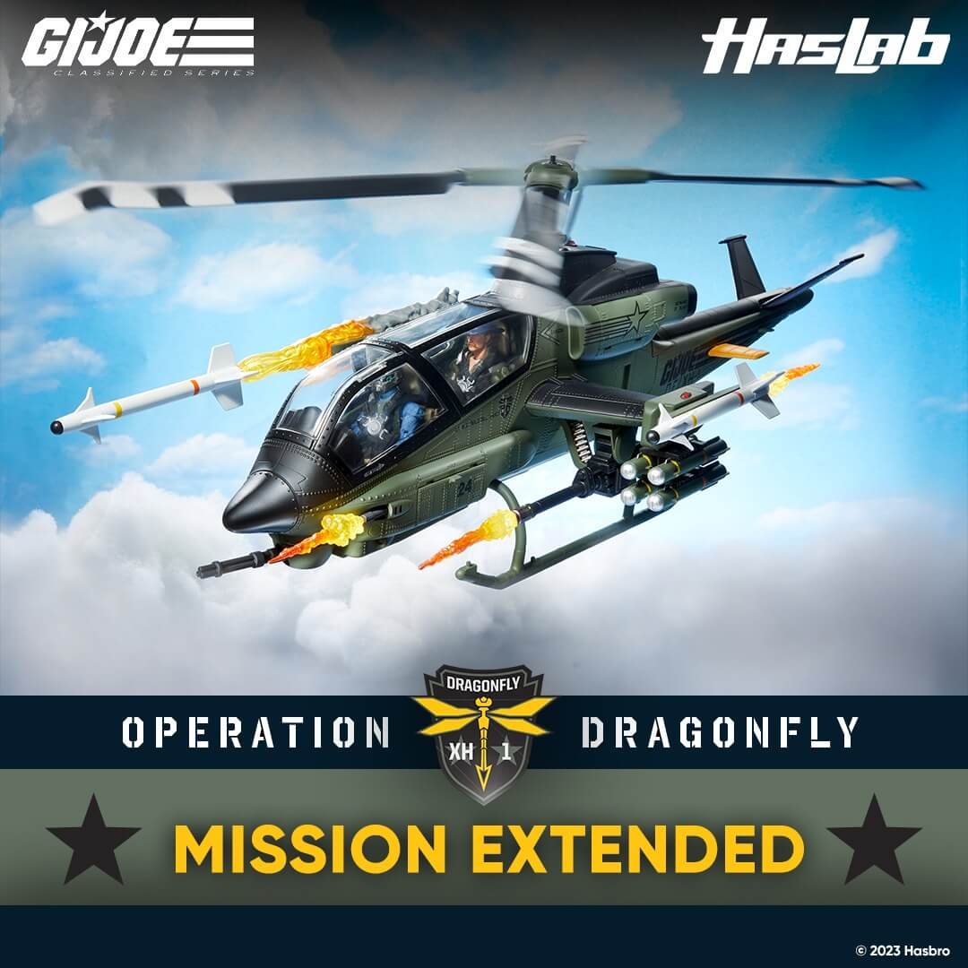 Dragonfly GI Joe Classified Series HasLab Deadline Extension