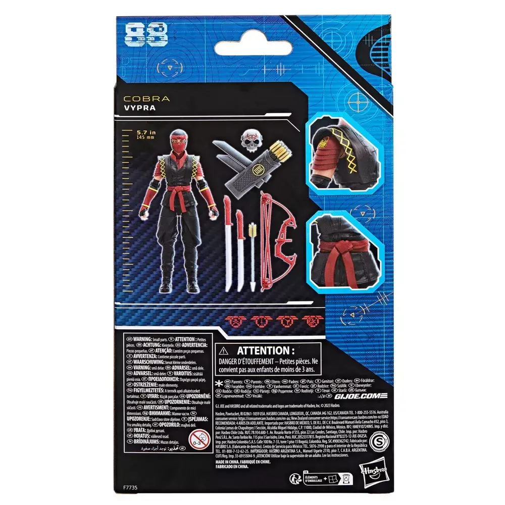 G.I. Joe Classified Series Cobra Vypra package 2
