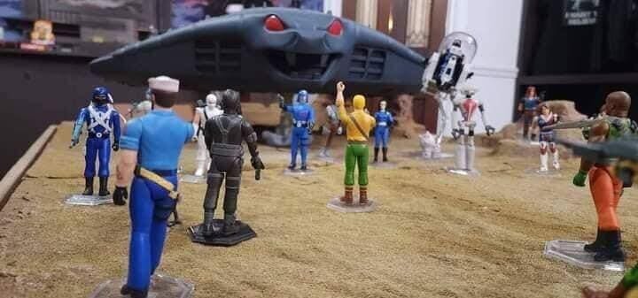 GI JOe ReAction SDCC 2023 display mothership 15