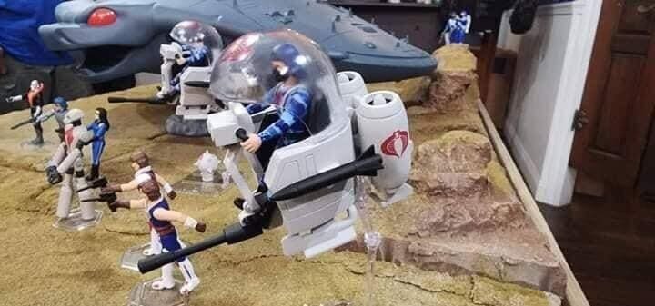 GI JOe ReAction SDCC 2023 display mothership 16