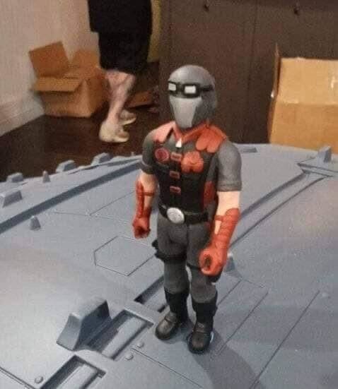 GI JOe ReAction SDCC 2023 display mothership VIper