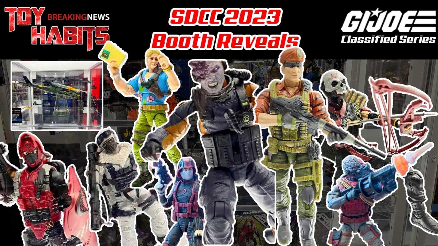 GI Joe Classified Series SDCC 2023 Booth Reveals - Toy Habits