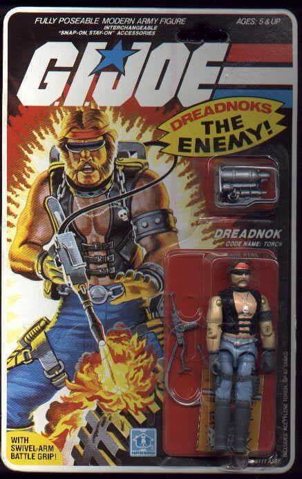 Gi Joe ARAH Torch VIntage on card