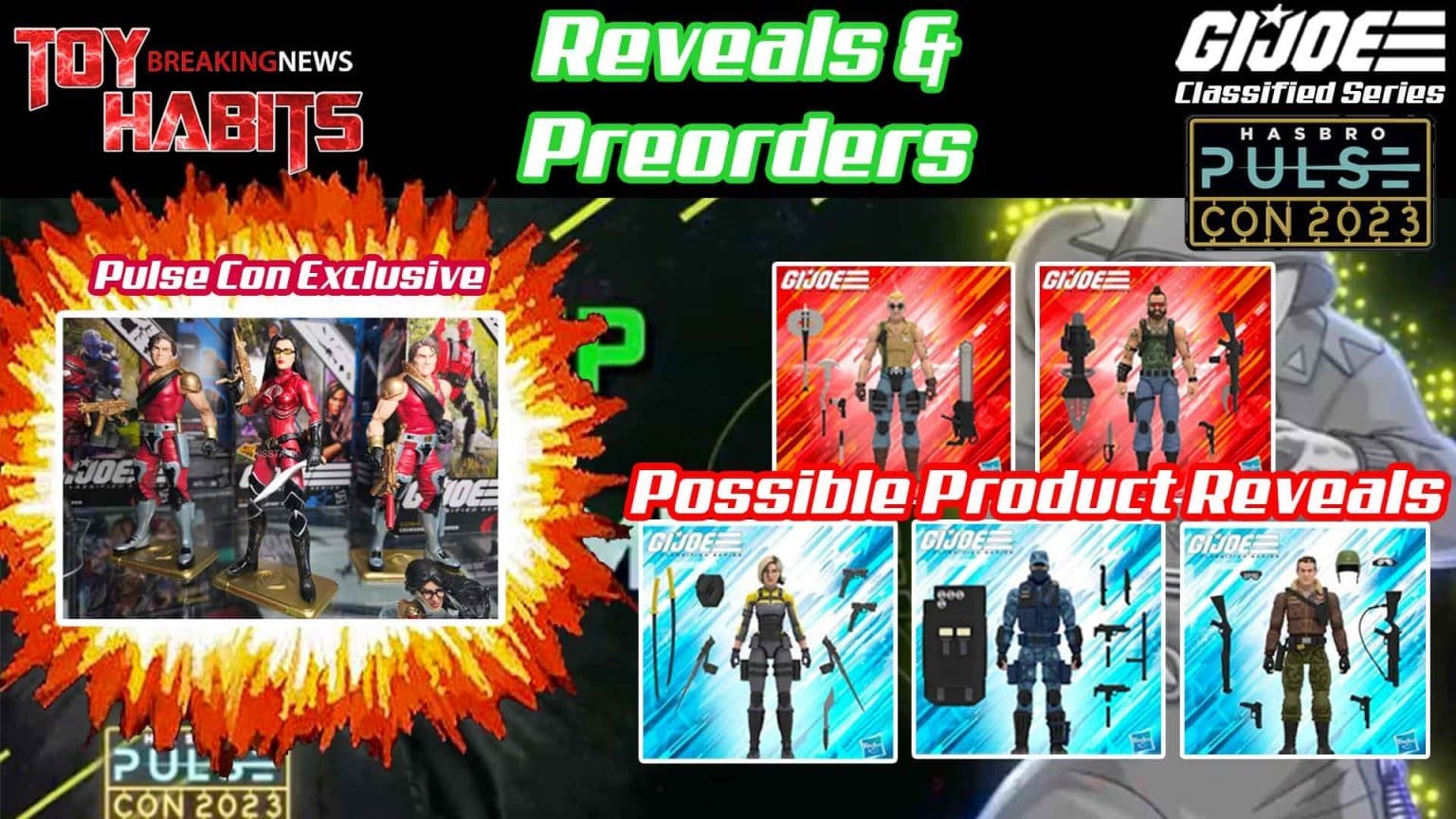 Hasbro Pulse Con 2023 GI Joe Classified Series Preorder